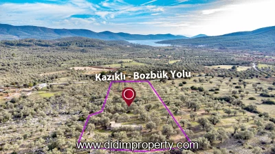 10,000 m² Sea View Land for Sale on the Main Road Next to Nest in Kazıklı
