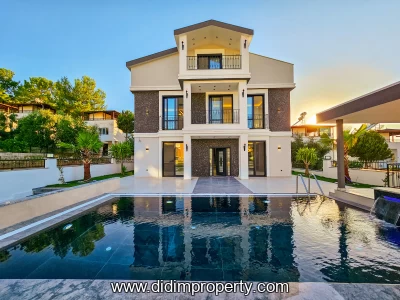 Luxury 4+1 Villa with Private Pool for Sale in Akbük, the Pearl of Didim