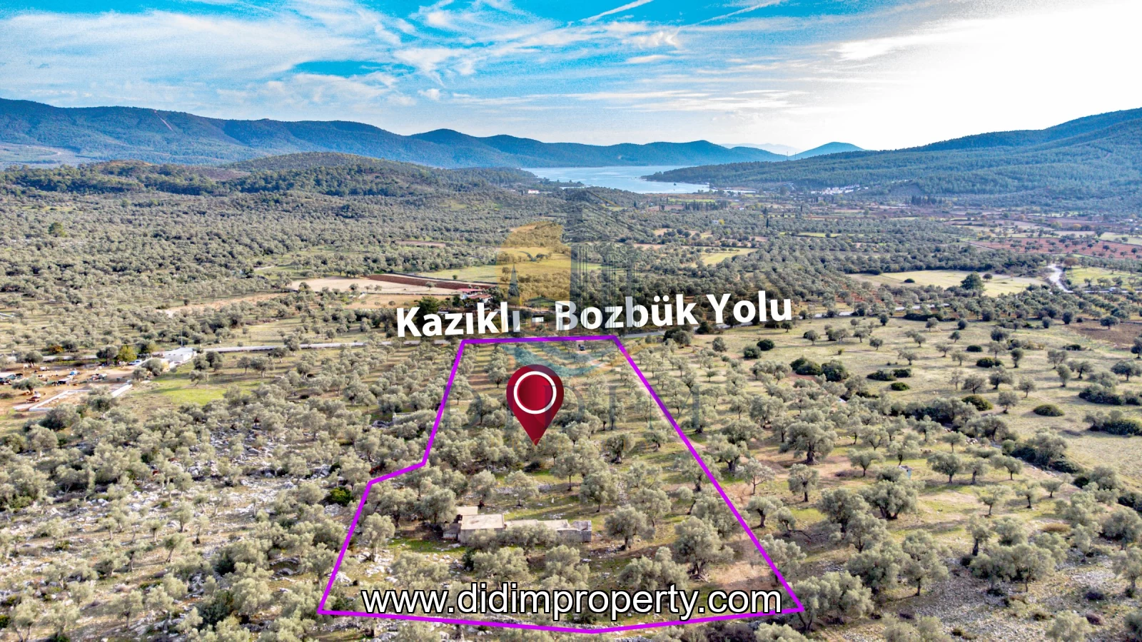 land for rent in Kazıklı, Milas