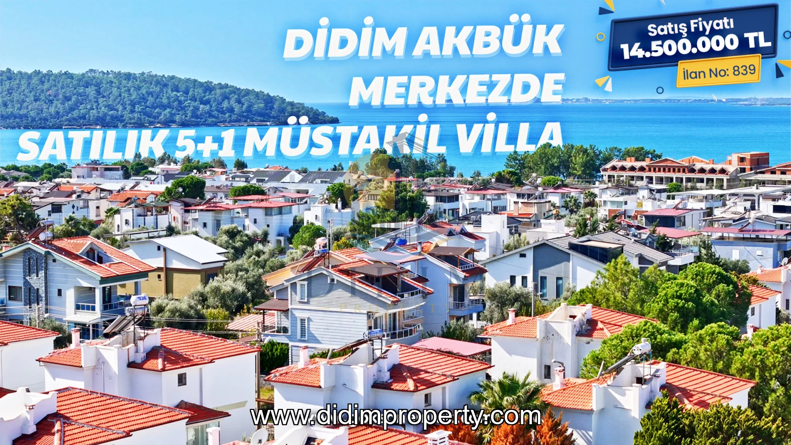5 bedroom villa for sale in Akbük, Didim