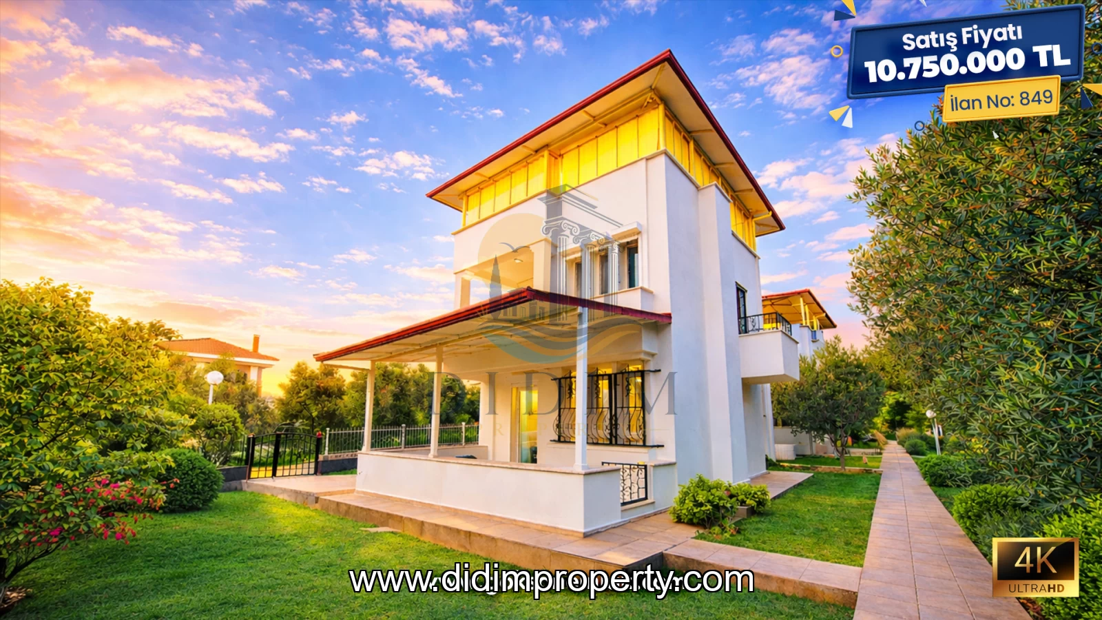 3 bedroom villa for sale in Akbük, Didim
