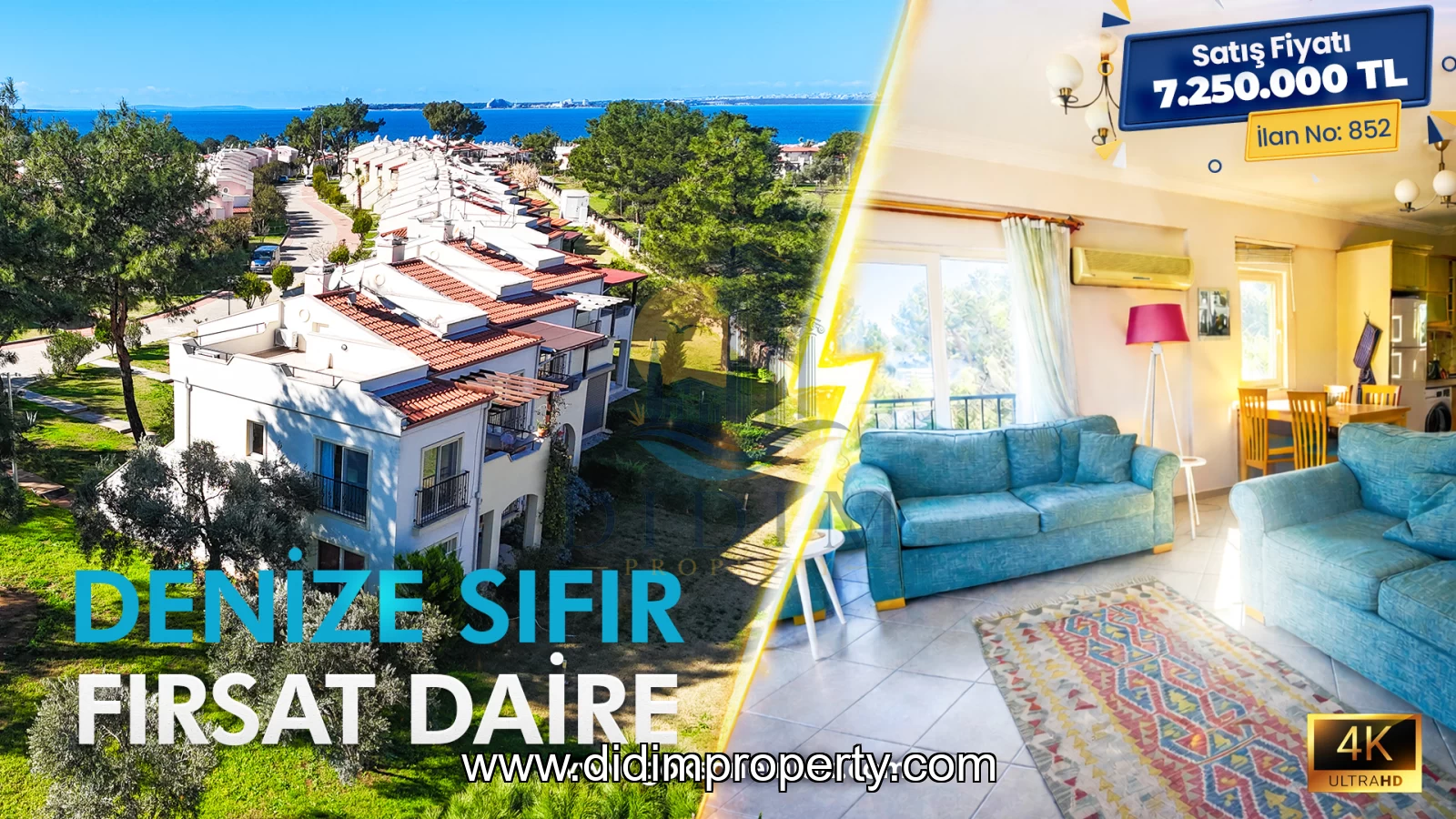 2 bedroom apartment for sale in Bozbük, Milas