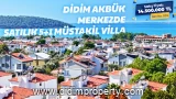 5+1 Detached Villa for Sale with Sea View in Didim Akbük